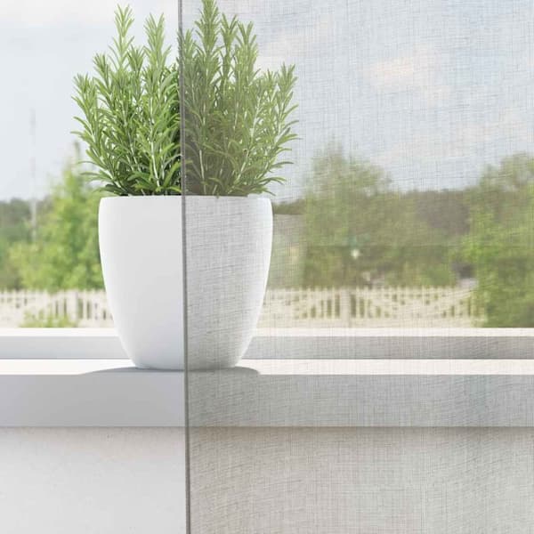 vidaXL Voilegardiner med hemper 2 stk lysegrå 140x225 cm