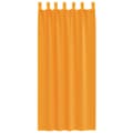 Miniatyrbild 5 av 9: vidaXL Voile gardiner med öglor 2 st orange 140x225 cm