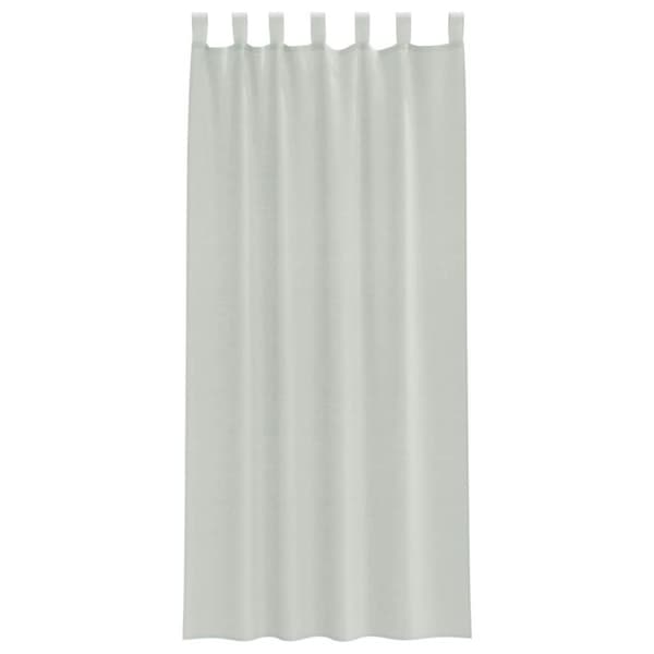 vidaXL voile-gardiner med løkker 2 stk. 140x225 cm lysegrå