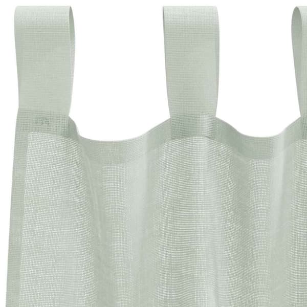 vidaXL voile-gardiner med løkker 2 stk. 140x225 cm lysegrå