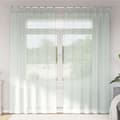 Miniatyrbillede 2 af 9: vidaXL voile-gardiner med løkker 2 stk. 140x225 cm lysegrå