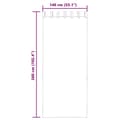 Miniatyrbillede 9 af 9: vidaXL voile-gardiner med løkker 2 stk. 140x260 cm lyserød