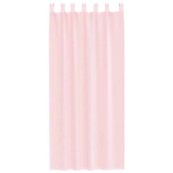 vidaXL voile-gardiner med løkker 2 stk. 140x245 cm lyserød