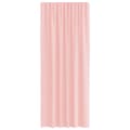 Miniatyrbillede 5 af 9: vidaXL voile-gardiner med løkker 2 stk. 140x225 cm lyserød