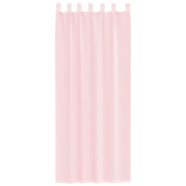 vidaXL Voilegardiner med hemper 2 stk lyserosa 140x260 cm