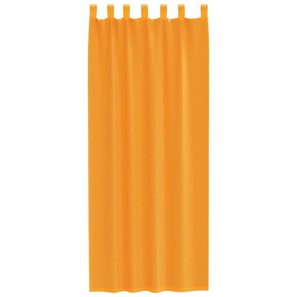 vidaXL Voilegardiner med hemper 2 stk oransje 140x260 cm