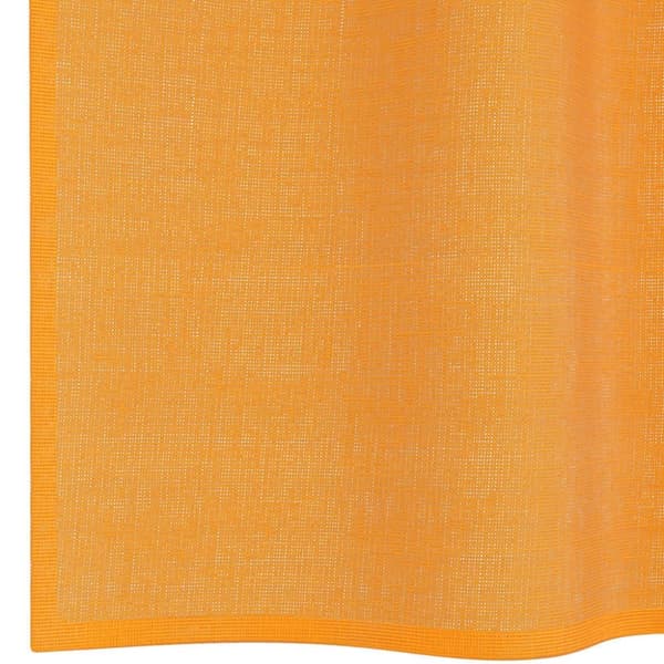 vidaXL Voilegardiner med hemper 2 stk oransje 140x260 cm