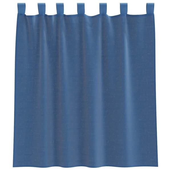 vidaXL Voile gardiner med öglor 2 st ljusgrå 140x260 cm