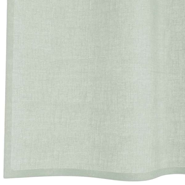 vidaXL Voile gardiner med öglor 2 st ljusgrå 140x260 cm