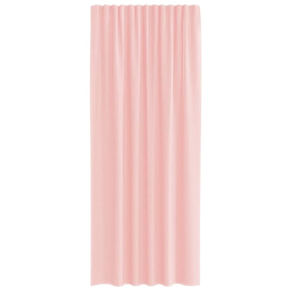 vidaXL Voilegardiner med hemper 2 stk rosa 140x225 cm