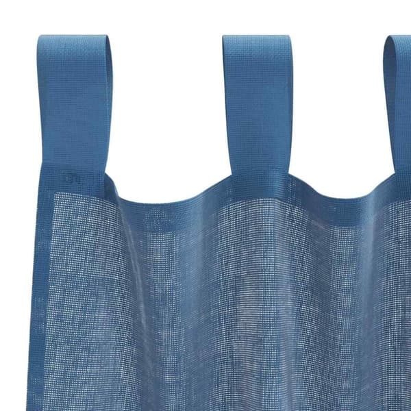vidaXL Voile gardiner med hemper 2 stk kongeblå 140x245 cm
