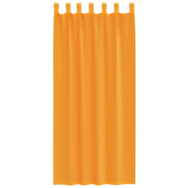 vidaXL Voilegardiner med hemper 2 stk oransje 140x245 cm