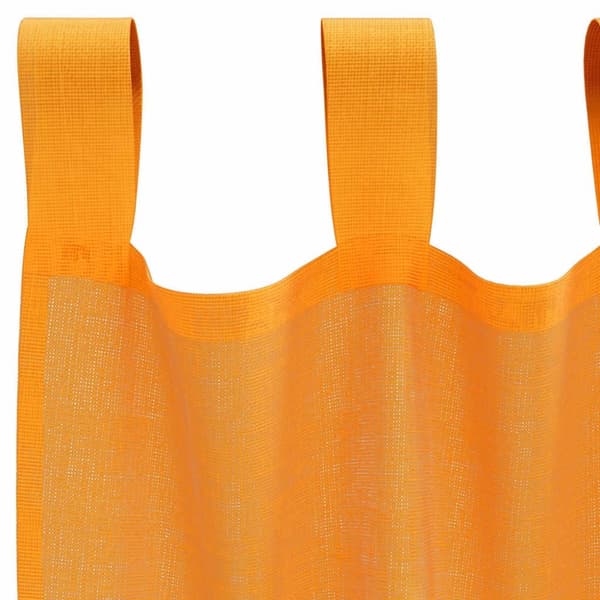 vidaXL Voilegardiner med hemper 2 stk oransje 140x245 cm