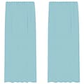 Miniatyrbillede 1 af 9: vidaXL voile-gardiner med løkker 2 stk. 140x245 cm turkis