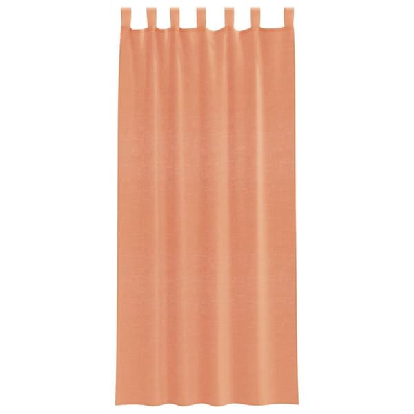 vidaXL voile-gardiner med løkker 2 stk. 140x245 cm terrakottafarvet