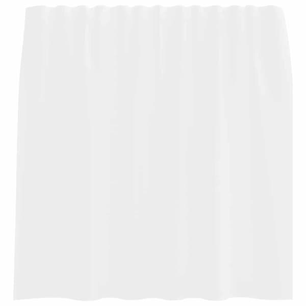 vidaXL voile-gardiner med løkker 2 stk. 140x140 cm hvid