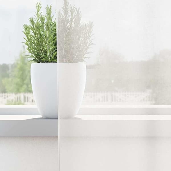 vidaXL voile-gardiner med løkker 2 stk. 140x175 cm hvid