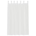 Miniatyrbillede 5 af 9: vidaXL voile-gardiner med løkker 2 stk. 140x175 cm hvid