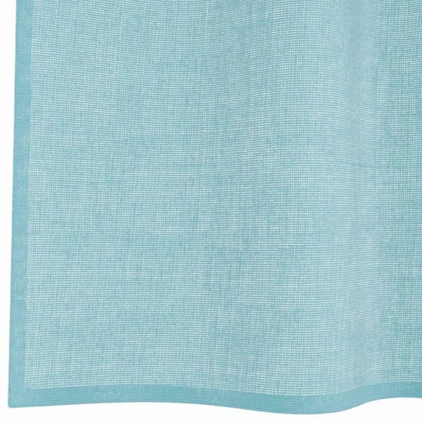 vidaXL Voilegardiner med hemper 2 stk turkis 140x225 cm
