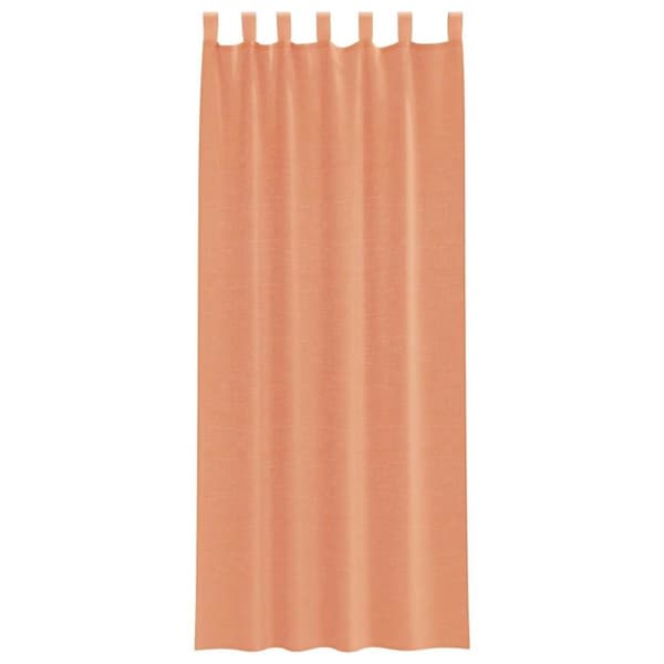 vidaXL Voilegardiner med hemper 2 stk terrakotta 140x260 cm