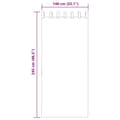 Miniatyrbilde 9 av 9: vidaXL Voilegardiner med hemper 2 stk turkis 140x245 cm