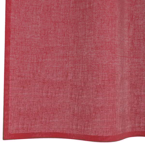 vidaXL Voilegardiner med hemper 2 stk vinrød 140x260 cm