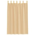 Miniatyrbild 5 av 9: vidaXL Voile gardiner med öglor 2 st sand 140x175 cm