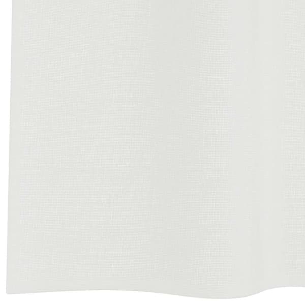 vidaXL Voilegardiner med hemper 2 stk hvit 140x260 cm