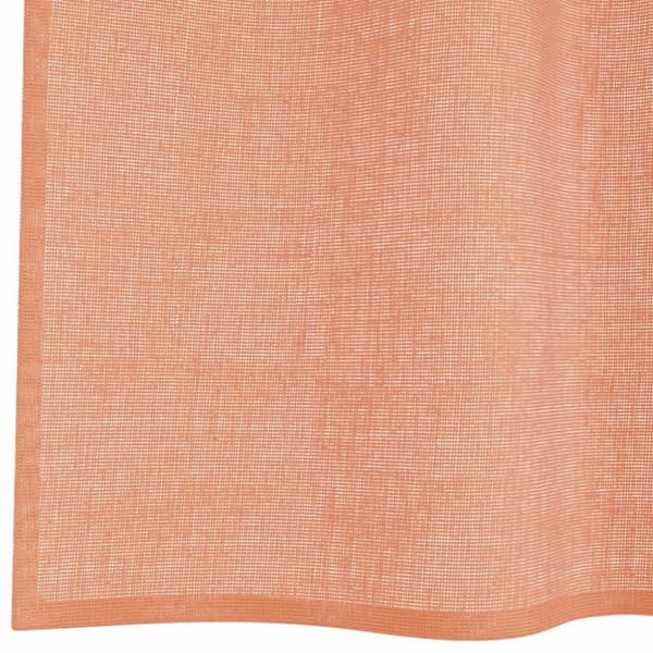 vidaXL Voile gardiner med öglor 2 st terrakotta 140x225 cm