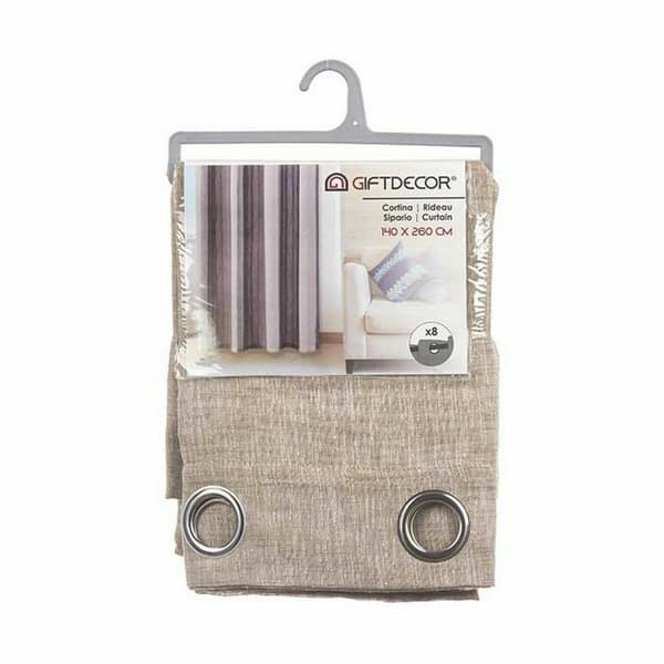 Gardin Beige 140 x 0,1 x 260 cm (6 enheter)