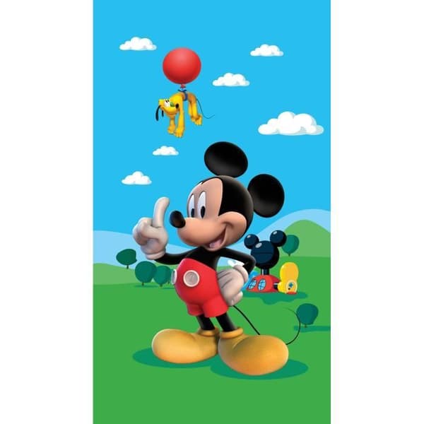 Skir storlek L Musse Pigg porträtt av Disney 140CM X 245CM