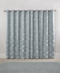 Miniatyrbild 3 av 4: Gardin - dubbla gardiner Emma barclay - BLOS9090DUC - Blossom Dubbla gardiner med öljetter Jacquard Duck Blue 228 x 228 cm