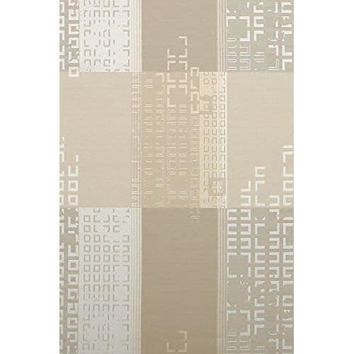 Universellt Banddraperi - Deko Trends - Tonic 6236708 87 - Beige - 245 x 146 cm - Tvättbar 30°