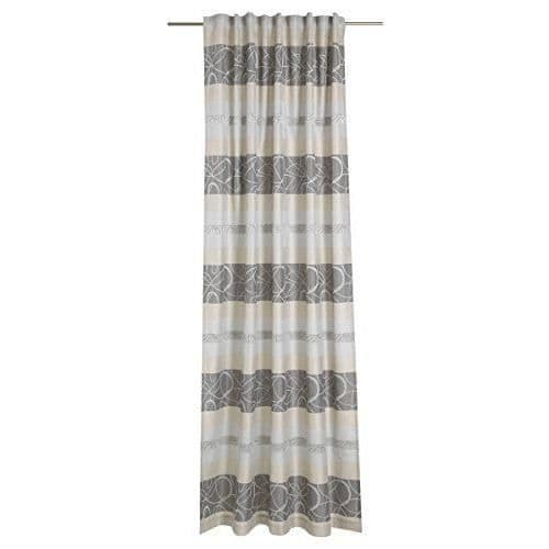 Deko Trend Gardin med Dold Kattning Polyester Grå/kräm 245 x 146 x 245 cm - Kimono 6236751 97