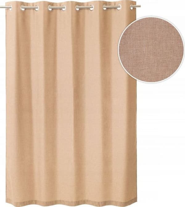 Voile - voilage Hobbygarden - W23BEZ1 - 230 cm RIDÅ VÅGOR BEIGE