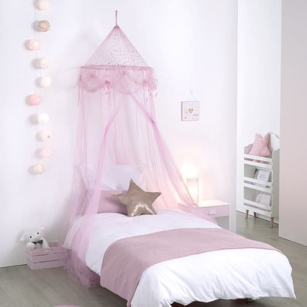 Barnsänghimmel "Mademoiselle" - rosa - Rose - Atmosphera inredningsdesigner