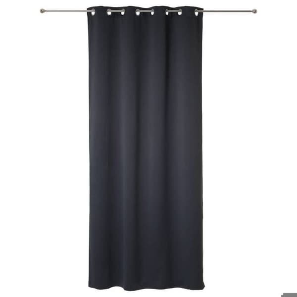 Set med 2 mörkläggningsgardiner - 135x240 cm - Mörkgrå