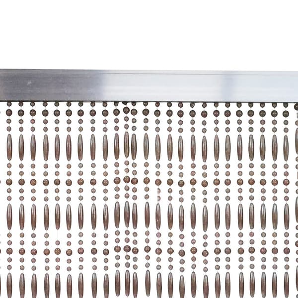 Fluenetgardin - Robin - 90x220 cm - Grå / Taupe