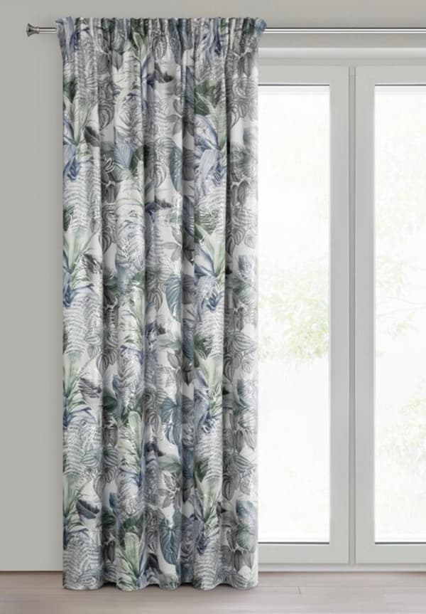 DAVOS 2 KLARGAVET GARDIN PÅ TAPE 140 X 270 CM HVID
