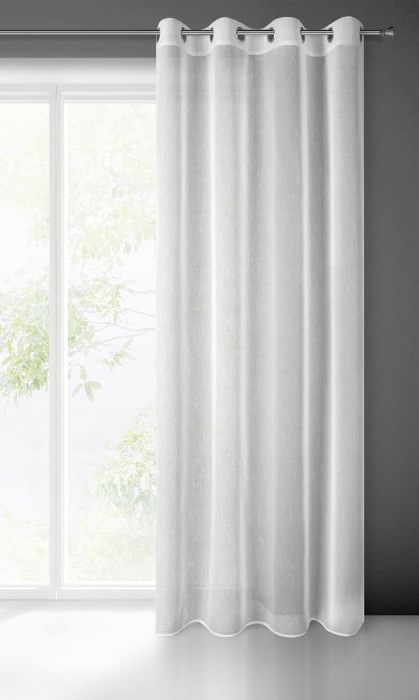 KLARGAVET GARDIN SONIA 140 X 250 CM HVID