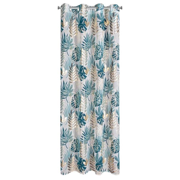 KERI KLARGAVET GARDIN 140 X 250 CM TURKIS