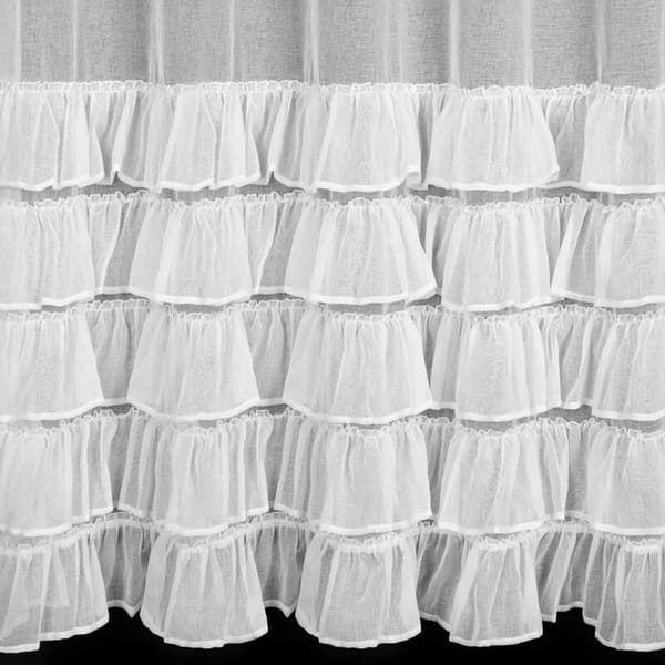 DANI 1 KLARGAVET GARDIN PÅ TAPE 140 X 250 CM HVID