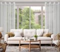 Miniatyrbillede 8 af 9: KLARGAVET GARDIN ATENA 140 X 260 CM HVID