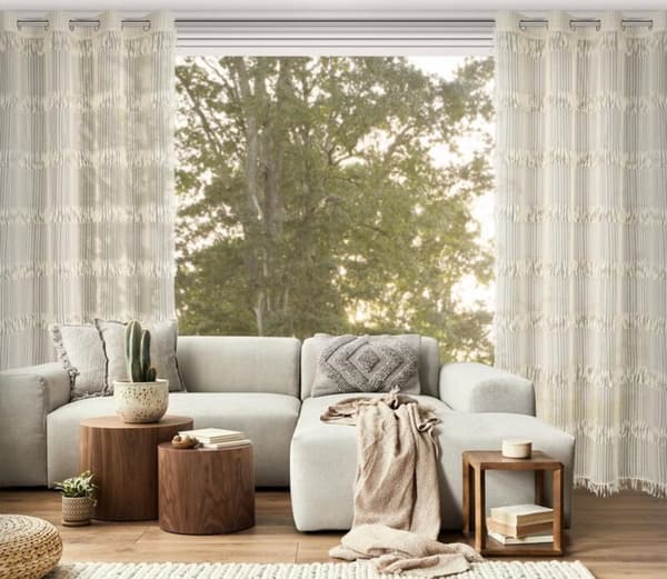 KLARGAVET GARDIN SOTERA 140 X 250 CM LYS BEIGE
