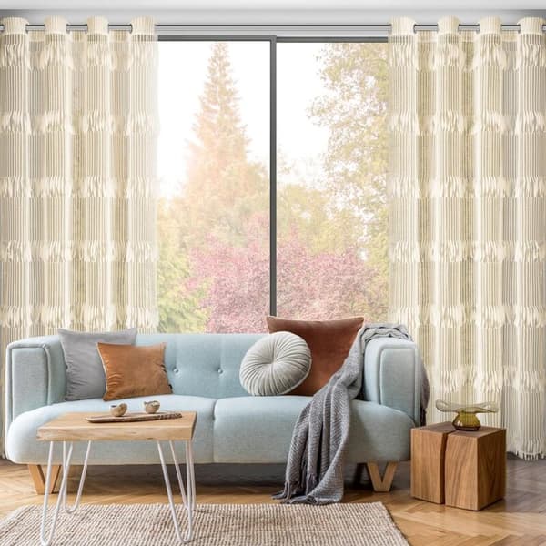 KLARGAVET GARDIN SOTERA 140 X 250 CM LYS BEIGE