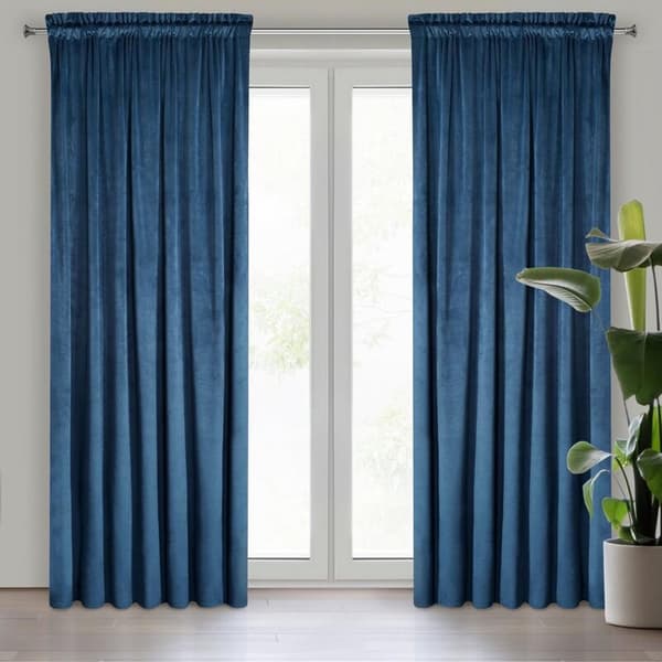 MELANIE VALMIS VERHO TEIPILLÄ 140 X 270 CM NAVY BLUE