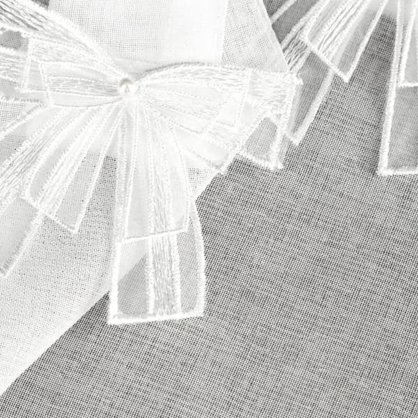 KLARGAVET ALEXANDRA GARDIN MED STROP 140 X 250 CM HVID