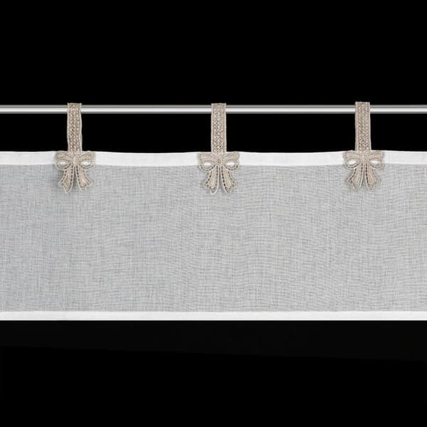 FÄRDIG MELISA GARDIN PÅ REMM 150 X 30 CM VIT