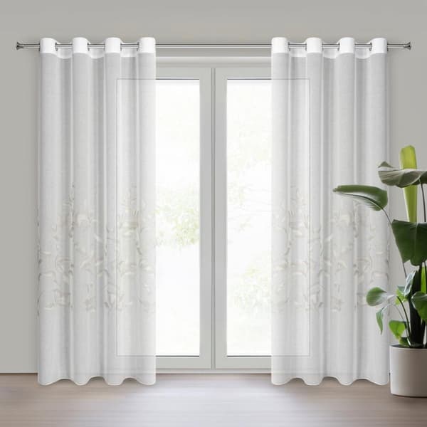 FÄRDIG GARDIN ESTELLA 140 X 250 CM VIT