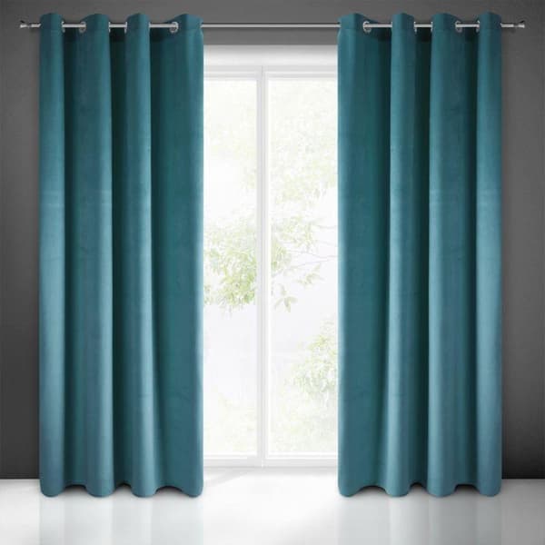 KLARGAVET GARDIN PIERRE 140 X 250 CM TURKIS